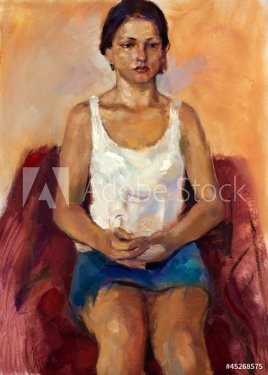 Young lady portrait - 900899300