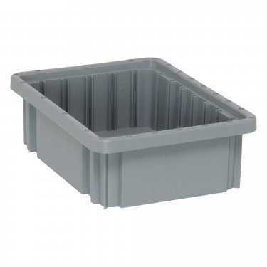 Quantum Storage System - DG91035-GREY - Divider Box® Containers - 10.9 x 8.3 x 3.5 - Gray - Unit Price