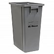 RMP - JH485 - Bac à déchets et de recyclage - 12-1/2” W x 17-1/4” D x 23” H - 16 gal. US - Gris - Prix unitaire