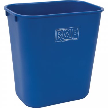 RMP - JK673 - Contenant de recyclage - De bureau - 14 pintes US - 11.60 x 12 x 8.11 - Bleu - Prix unitaire