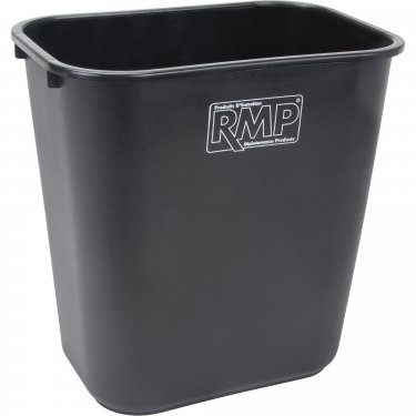 RMP - JK674 - Corbeille à déchets pour le bureau - 14 x 10-1/2 x 15 - Noir - Prix unitaire