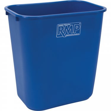 RMP - JK675 - Contenant de recyclage - De bureau - 28 pintes US - 14 x 15 x 10.5 - Bleu - Prix unitaire
