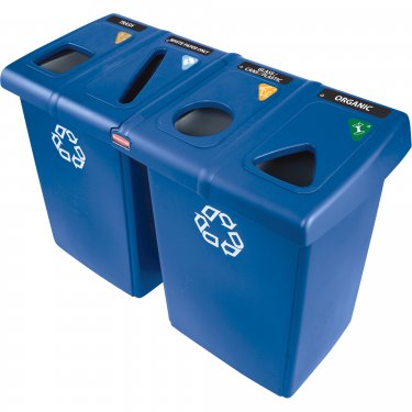 Rubbermaid - 1792372 - Stations de recyclage Glutton(MD)