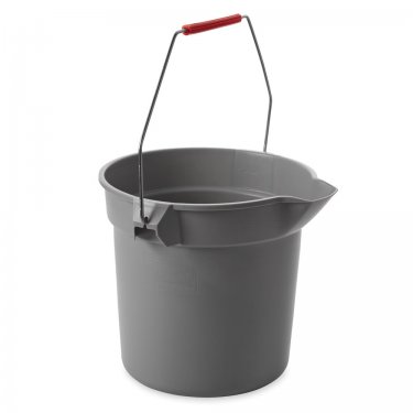 Rubbermaid - FG296300GRAY - Seaux Brute(MD) - 2.5 gal. US (10 pintes) - Gris - Prix unitaire