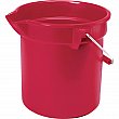 Rubbermaid - FG296300RED - Seaux Brute(MD) - 2.5 gal. US (10 pintes) - Rouge - Prix unitaire