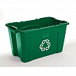Rubbermaid - FG571473GRN - Boîtes de recyclage - 20 3/4 lo x 16 la x 14 3/4 h - 14 gal. US - Vert - Prix unitaire