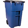 Rubbermaid - FG9W2700GRAY - Brute® Roll Out Containers - 23.5 x 29 x 36.75 - 50 US gal. - Blue - Unit Price