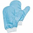 Rubbermaid - FGQ65100BL00 - Commercial Microfibre Hygen™ Cloths & Mitts - 12 x 12 - Blue - Sold by pair