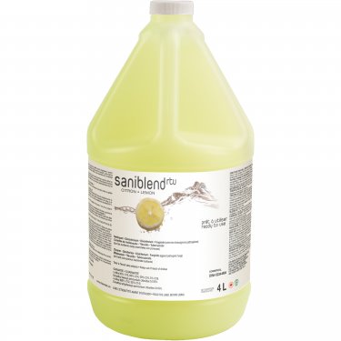 Safeblend - SRTLGN4 - Désinfectant quaternaire et produit nettoyant à usages multiples - 4 litres - Prix par bouteille