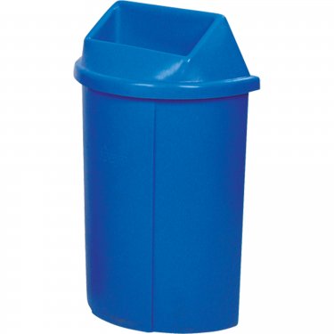 Techstar Plastics Inc - 519B BIL PAPER ONLY - Contenants pour le recyclage Bullseye(MC) en forme de demi-lune - 68L/18 US Gallon - Bleu - Prix unitaire