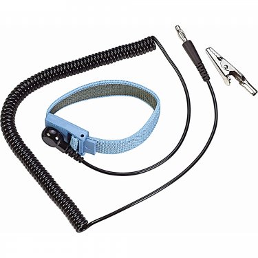 WEARWELL - 793.6WSTRAP - ESD 6' Coil Cord with Wrist Strap - Unit Price