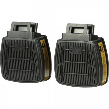 3M - D8006 - Cartouche pour respirateur Secure Click(MC)  - Cartouche gaz/vapeur - Gaz multiples/Vapeurs - NIOSH - Prix par paire