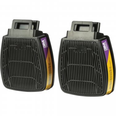 3M - D80923 - Secure Click™ Respirator Cartridge & Filter  - Combination Gas/Vapour Cartridge and Particulate Filter - Organic Vapour/Acid Gas /P100 - NIOSH - Price per pair