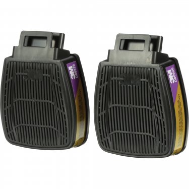 3M - D80926 - Secure Click™ Respirator Cartridge & Filter  - Combination Gas/Vapour Cartridge and Particulate Filter - Multi-Gas/Vapour/P100 - NIOSH - Price per pair