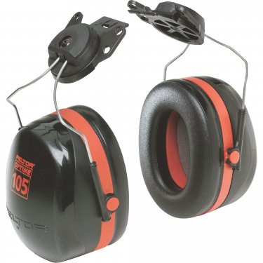 3M - H10P3E - Serres-têtes de série Peltor(MC) Optime(MC) 105 - Fixation pour casque - CSA Classe: AL - NRR dB 27 - Noir/Rouge - Prix unitaire