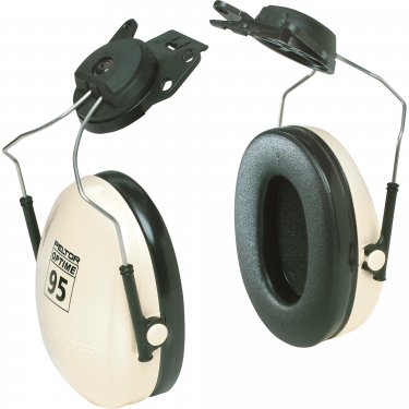 3M - H6P3E/V - Serres-têtes de série Peltor(MC) Optime(MC) 95 - Fixation pour casque - CSA Classe: B - NRR dB 21 - Blanc - Prix unitaire