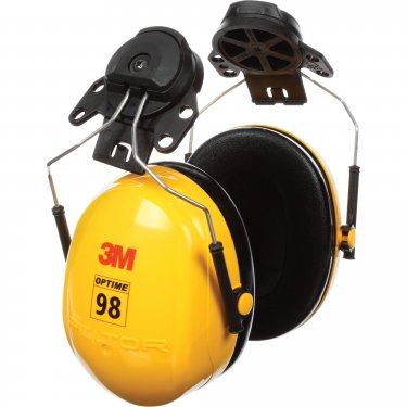 3M - H9P3E - Serres-têtes de série Peltor(MC) Optime(MC) 98 - Fixation pour casque - CSA Classe: A - NRR dB 23 - Jaune - Prix unitaire