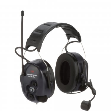 3M - MT7H7P3E4612-CA - Casque radio bidirectionnel Lite-Com Plus - Bandeau/Fixation pour casque - NRR dB 24 - Noir - Prix unitaire