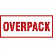 Accuform Signs - SGQ528 - Étiquette de manutention «Overpack» Rouleau de 500