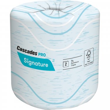 Cascades - B625 - Papier hygiénique Pro Signature(MC) - 133' - Blanc - Prix par caisse de 12 rouleaux