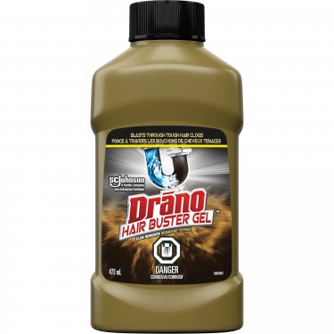 Drano - JL979 - Produit débouchant extra puissant pour les bouchons de cheveux de Drano(MD) - 473 ml - Prix par bouteille