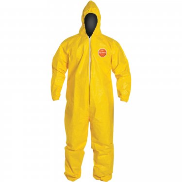 Dupont Personal Protection - QC127S-M - 2000 Series Coveralls - Tychem® - Yellow - Medium - Unit Price