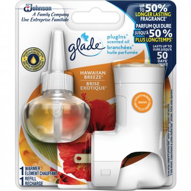 Glade - JM349 - Trousse de démarrage Glade(MD) Branchées(MD) huile parfumée Brise exotiqueMD