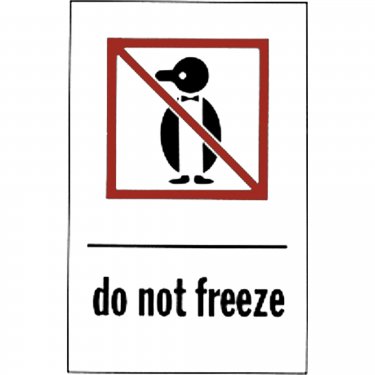 Incom Top Tape & Label - 1067 - Étiquettes pour traitement spécial «Do Not Freeze»