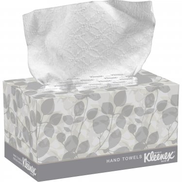 Kimberly-Clark - 01701 - Kleenex® Hand Towels in a POP-UP* Box - 9 x 10-1/2 - 120 Sheets by Box - White - Price per Cases of 18 Box