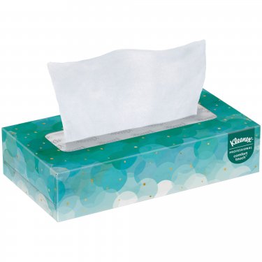 Kimberly-Clark - 21400 - Papier-mouchoir Kleenex(MD)  - 8.3 x 7.8 - 2 Plis - Prix par paquets de 100 feuilles