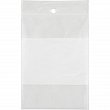 Kleton - PF916 - Sacs en poly avec espace inscriptible blanc - Refermable - 2 mils - 3 x 4 - Prix par paquet de 100