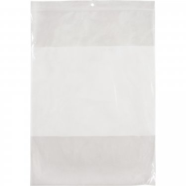Kleton - PF951 - Sacs en poly avec espace inscriptible blanc - Refermable - 2 mils - 9 x 12 - Prix par paquet de 100