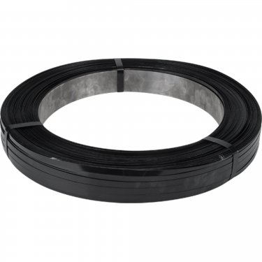 Kleton - PG002 - Steel Strapping - Manual - Core 16 x 3 - 0.020 - Black - 3/8 x 3800' - Price per Roll