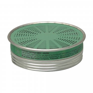 MSA - 464033 - Cartouches pour respirateurs Comfo(MD) - Cartouche gaz/vapeur - Ammoniac/Méthylamine - NIOSH - Prix unitaire