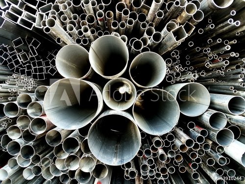Close-up Of Stack Of Pipes - 901156341