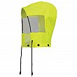 Pioneer - V1190560-O/S - Capuchon pour manteau de sécurité imperméable pour le contrôle de la circulation - Jaune lime haute visibilité