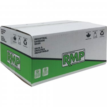 RMP - JM685 - Sacs à déchets de calibre industriel - 0.64 mils - 20 x 22 - Blanc - Boîte de 500