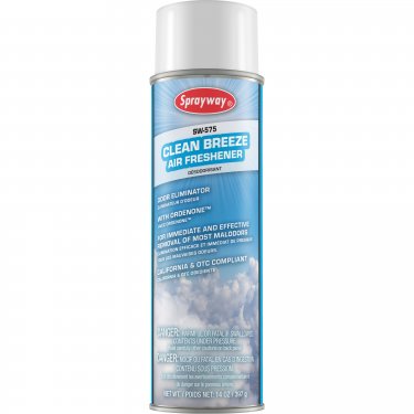 Sprayway - SW575 - Aerosol Air Freshener Clean Breeze