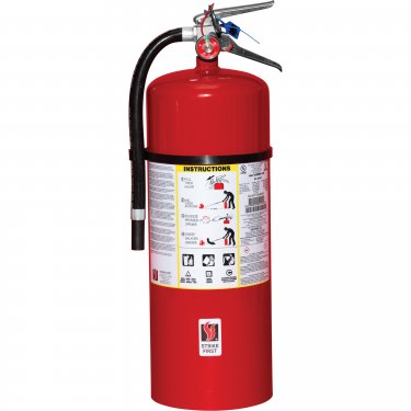 Strike First Corporation - SFABC1020 - Extincteurs en acier avec poudre chimique ABC - Classe A/Classe B/Classe C - 20 lbs - Prix unitaire