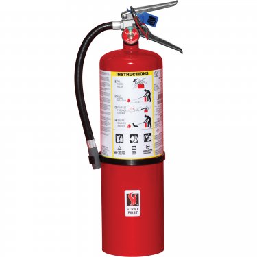 Strike First Corporation - SFABC680 - Extincteurs en acier avec poudre chimique ABC - Classe A/Classe B/Classe C - 10 lbs - Prix unitaire