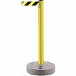 Tensator - 885-35-MAX-NO-D4X-C - Tensabarrier(MD) extérieur  - Plastique - Jaune - Ruban: Noir/Jaune 13' Vierge - Hauteur: 37 - Prix unitaire