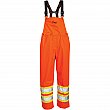 Viking Professional - NJF015 - Journeyman® 300D Bib Pants - Polyester - High Visibility Orange/Orange - Silver - X-Large - Unit Price