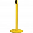 Zenith Safety Products - SAS232 - Free-Standing Crowd Control Barrier Receiver Post - Steel - Yellow - Without tape - Height: 35 - Unit Price