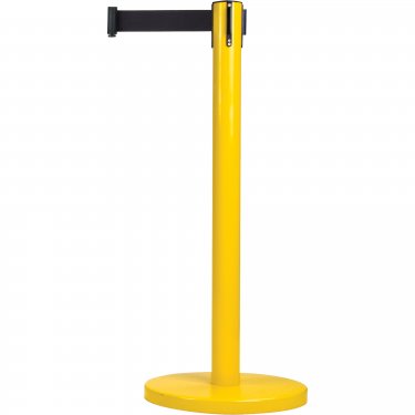 Zenith Safety Products - SDN313 - Free-Standing Crowd Control Barrier  - Steel - Yellow - Tape: Black 7' Blank - Height: 35 - Unit Price