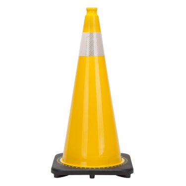Zenith Safety Products - SGC936 - Cône de signalisation de première qualité - Hauteur: 28 - Jaune - Prix unitaire