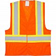Zenith Safety Products - SGI275 - Veste de sécurité pour la circulation - Polyester - Orange haute visibilité - Bandes: Orange/Argent - X-Large - Prix unitaire