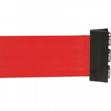Zenith Safety Products - SGO650 - Cassette de ruban magnétique pour barrière de contrôle des foules personnalisée - Ruban: Rouge 12' Vierge - Prix unitaire