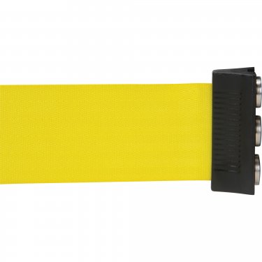 Zenith Safety Products - SGO653 - Cassette de ruban magnétique pour barrière de contrôle des foules personnalisée - Ruban: Jaune 12' Vierge - Prix unitaire