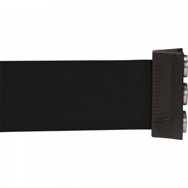 Zenith Safety Products - SGO656 - Cassette de ruban magnétique pour barrière de contrôle des foules personnalisée - Ruban: Noir 12' Vierge - Prix unitaire