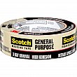 3M - 2020-36AP - Ruban-cache Scotch(MD) pour entrepreneurs - 36 mm (1-1/2) x 55 m (180') - Beige - Prix unitaire